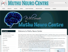 Tablet Screenshot of muthuneurocentre.com